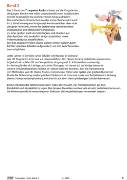Hage Musikverlag Musikwissenschaft-Trompeten Fuchs Band 2