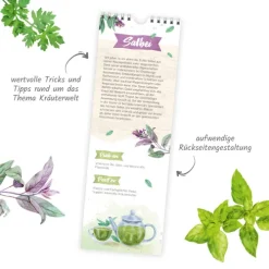 Trötsch Verlag GmbH Wandkalender|Geburtstagskalender*Trösch Wandkalender Geburtstagskalender Kräuterwelt