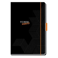 Trötsch Verlag GmbH Terminkalender-TRÖTSCH - Schülerkalender Specials mit Gummiband und Stifthalter Uni Black 26/27