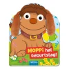 Trötsch Verlag GmbH 0-3 Jahre*TRÖTSCH - Unser Sandmännchen Fühlbuch Moppi hat Geburtstag!