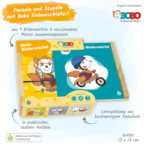 Trötsch Bobo Siebenschläfer Bilderwürfel Puzzle*Trötsch Verlag GmbH Outlet