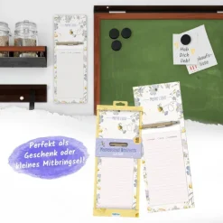 Notizblock mit Stift und Magnet Bienchen*Trötsch Best