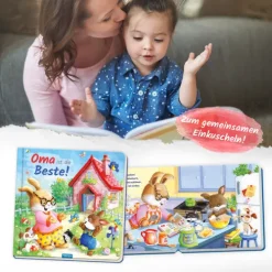 Trötsch Pappenbuch mit Reimen Oma ist die Beste!*Trötsch Verlag GmbH New