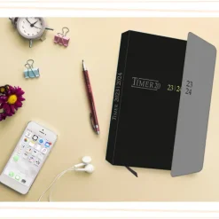 Schülerkalender mit Klappe Black 23/24*Trötsch Outlet