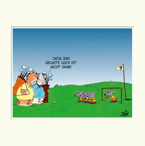 Lappan Verlag Cartoons-Uli Stein: Freizeit & Beruf: Auf dem Golfplatz!