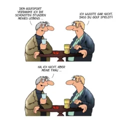 Lappan Verlag Cartoons-Uli Stein: Freizeit & Beruf: Auf dem Golfplatz!