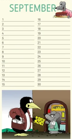Lappan Verlag Geburtstagskalender*Uli Stein Geburtstagskalender 2027: Wandkalender