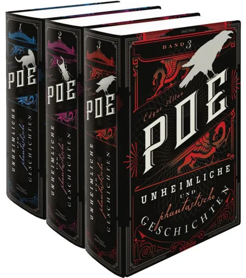 Anaconda Verlag Klassiker|Klassische Horrorgeschichten-Unheimliche und phantastische Geschichten (3 Bände)