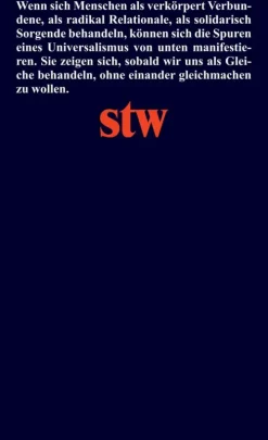 Suhrkamp Verlag Soziologie*Universalismus von unten