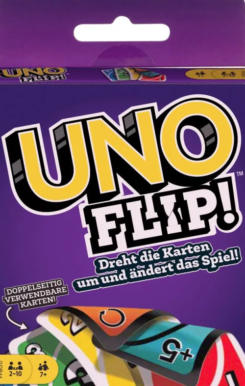 Mattel GmbH Familien- & Gesellschaftsspiele-UNO Flip!