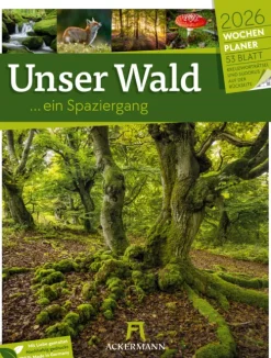 Ackermann Kunstverlag Wochenkalender-Unser Wald Wochenplaner Kalender 2026