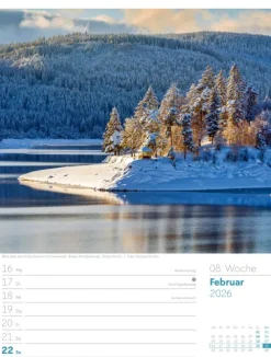 Ackermann Kunstverlag Wochenkalender-Unser Wald Wochenplaner Kalender 2026