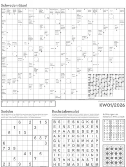 Ackermann Kunstverlag Wochenkalender-Unser Wald Wochenplaner Kalender 2026