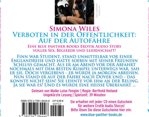 blue panther books Romane·Erotische Romane-Verboten in der Öffentlichkeit: Auf der Autofähre | Erotik Audio Story | Erotisches Hörbuch Audio-CD