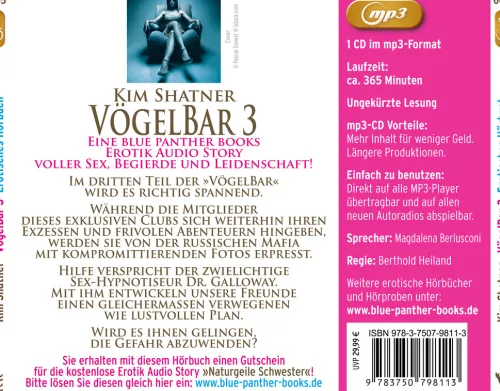 blue panther books Romane·Erotische Romane*VögelBar 3 | Erotik Audio Story | Erotisches Hörbuch MP3CD, Audio-CD, MP3
