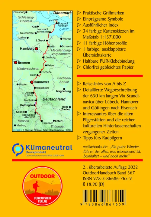 Stein, Conrad Verlag Wandern-Via Scandinavica