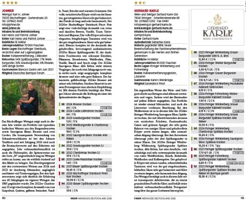 Christian Verlag GmbH Wein & Getränke*Vinum Weinguide Deutschland 2026