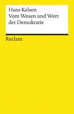 Reclam Philipp Jun. Religion & Philosophie|Philosophie-Vom Wesen und Wert der Demokratie