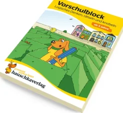 Hauschka Verlag GmbH 3-6 Jahre*Vorschulblock - Logisches Denken, rätseln und knobeln ab 5 Jahre
