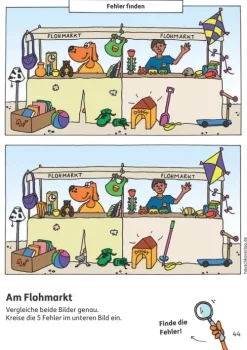 Hauschka Verlag GmbH 3-6 Jahre*Vorschulblock - Logisches Denken, rätseln und knobeln ab 5 Jahre