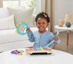 VTech Baby & Kleinkind-Baby - Interaktives Holz-Xylofon mit Tamburin