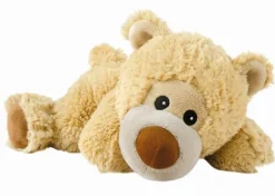 Greenlife Value Puppen & Stofftiere-Warmies 1067 - Liegender Bär, Wärmestofftier