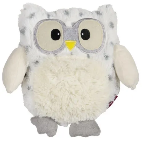 Greenlife Value Puppen & Stofftiere-Warmies 16011 - POP! Eule weiß, Wärmestofftier