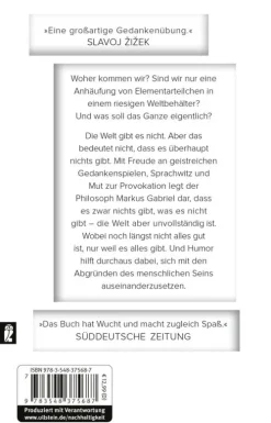 Warum es die Welt nicht gibt*Ullstein Taschenbuchvlg. Sale