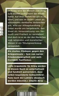 Rowohlt Taschenbuch Gesellschaft-Warum ich niemals für mein Land kämpfen würde