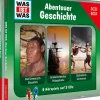 WAS IST WAS 3-CD Hörspielbox. Abenteuer Geschichte*Tessloff Verlag New