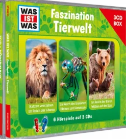 Kinder Tessloff Verlag Kinder- & Jugendbücher·Wissen & Sachbücher-WAS IST WAS 3-CD Hörspielbox Faszination Tierwelt