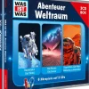WAS IST WAS 3-CD-Hörspielbox Abenteuer Weltraum*Tessloff Verlag Best