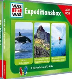 Tessloff Verlag Kinder- & Jugendbücher·Wissen & Sachbücher*WAS IST WAS 3-CD-Hörspielbox "Expedition"