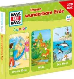 Tessloff Verlag Kinder- & Jugendbücher·Wissen & Sachbücher*WAS IST WAS Junior 3-CD Hörspielbox. Unsere wunderbare Erde