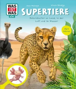 Tessloff Verlag 3-6 Jahre*WAS IST WAS Kids Supertiere. Rekordhalter an Land, in der Luft und im Wasser