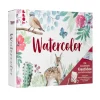 frechverlag GmbH Klebstoff & Klebebänder*Watercolor - Die wunderbare Kreativbox. Mit Anleitungsbuch und Material