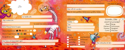 Edition Michael Fischer Freundebücher*Weltraumstarke Freunde - Das Freundebuch