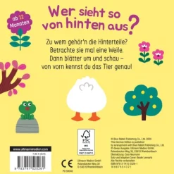 Kinder Ullmann Medien GmbH 0-3 Jahre-Wer sieht so von hinten aus? - Blätter um und finds heraus!