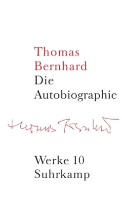 Suhrkamp Verlag Gesamtausgaben-Werke 10. Autobiographie