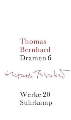 Suhrkamp Verlag Gesamtausgaben-Werke 20. Dramen 6