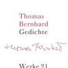 Suhrkamp Verlag Gesamtausgaben*Werke 21. Gedichte