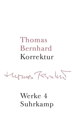 Suhrkamp Verlag Gesamtausgaben*Werke 04. Korrektur