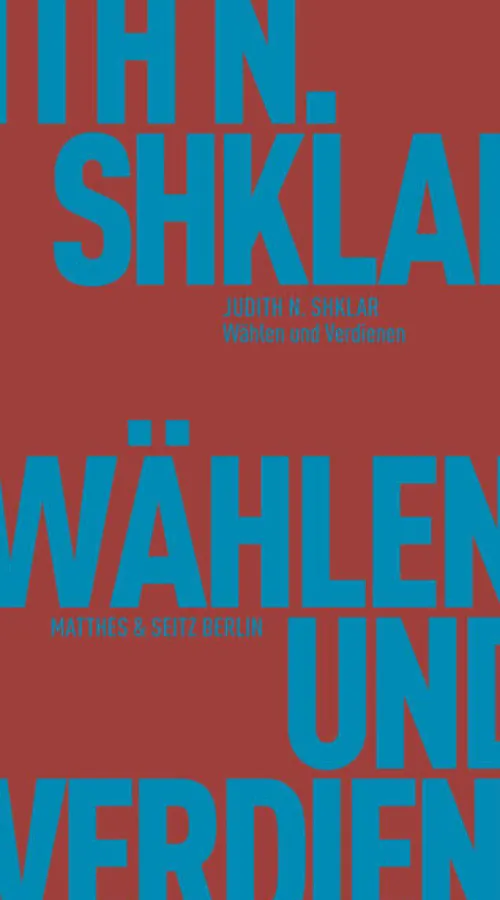 Matthes & Seitz Verlag Politik & Arbeit-Wählen und Verdienen