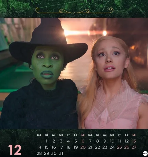 Heye Postkartenkalender-Wicked Postkartenkalender 2026