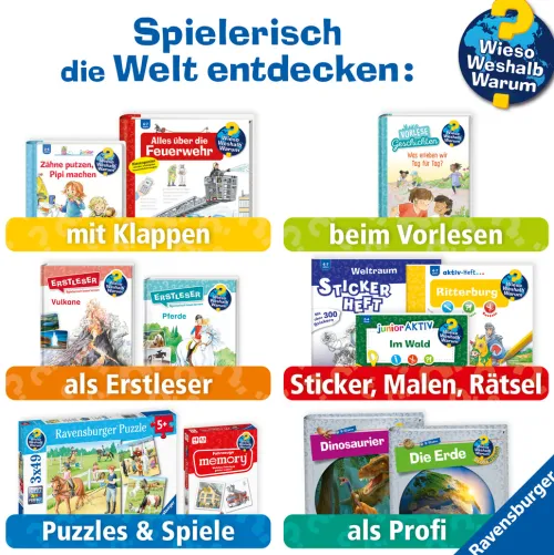 Ravensburger Verlag Stickerhefte*Wieso? Weshalb? Warum? junior Stickerheft - Dinosaurier