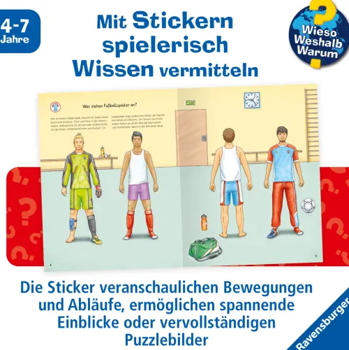 Wieso? Weshalb? Warum? Stickerheft: Fußball*Ravensburger Verlag Best