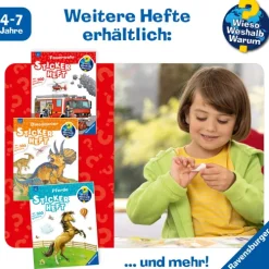 Ravensburger Verlag Stickerhefte-Wieso? Weshalb? Warum? Stickerheft: Feuerwehr