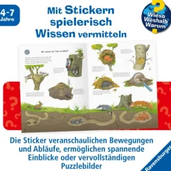 Ravensburger Verlag Stickerhefte*Wieso? Weshalb? Warum? Stickerheft: Im Wald