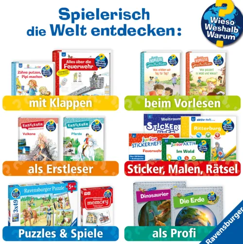 Ravensburger Verlag Stickerhefte*Wieso? Weshalb? Warum? Stickerheft: Im Wald