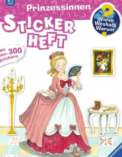 Ravensburger Verlag Stickerhefte*Wieso? Weshalb? Warum? Stickerheft: Prinzessinnen